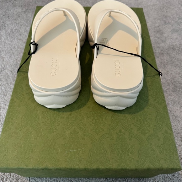 Authentic Gucci Black Leather Platform Slide | Mercari Authentic GUCCI womens sandal NWT